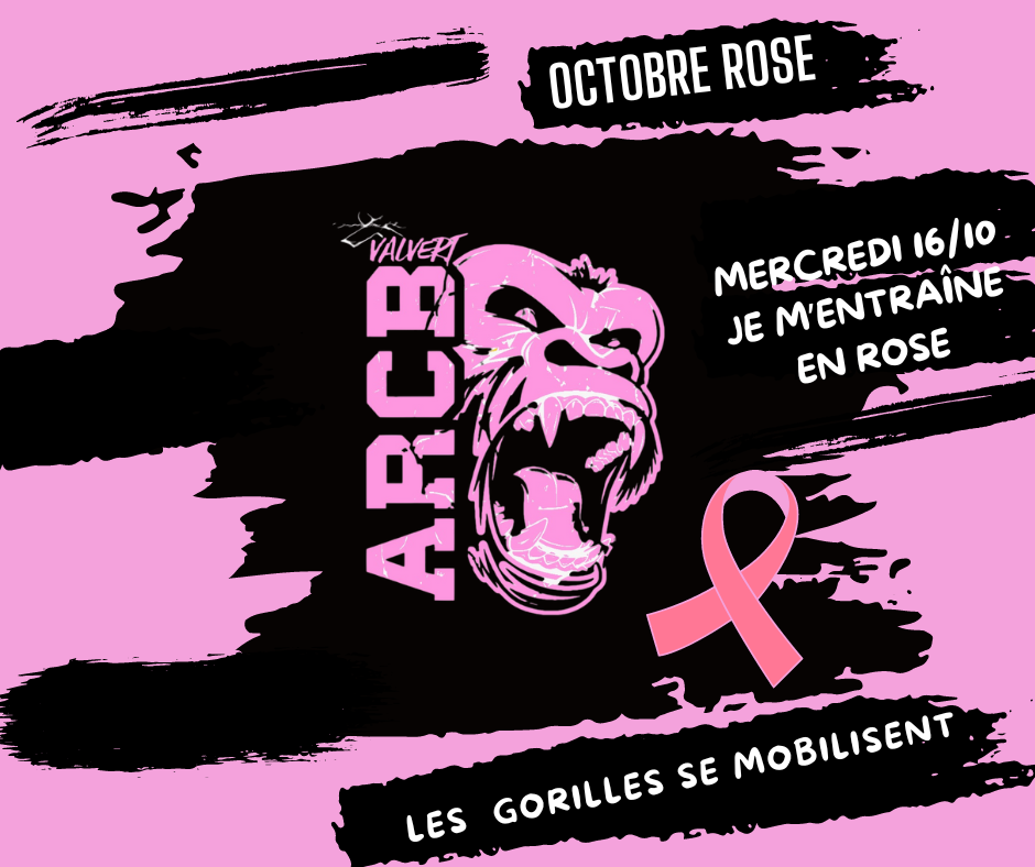 ​​​​​​​Les gorilles soutiennent Octobre Rose !